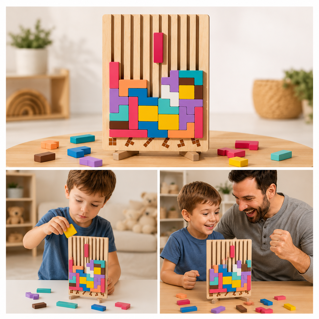 Mikoco Logic - Puzzle 3D en bois