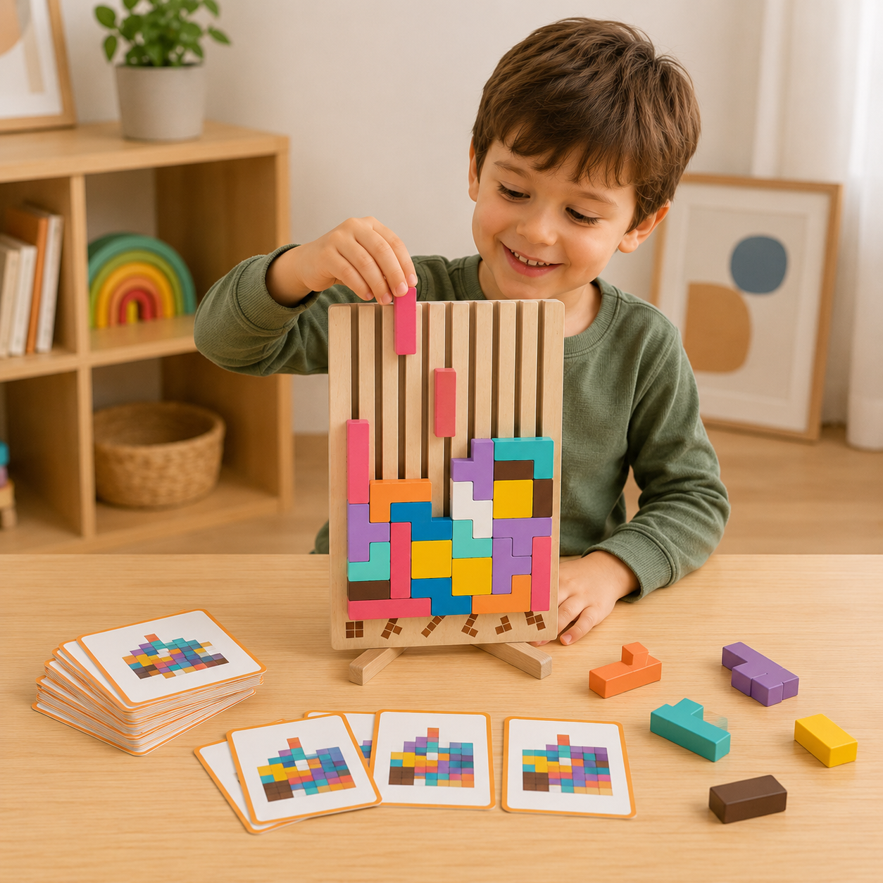 Mikoco Logic - Puzzle 3D en bois